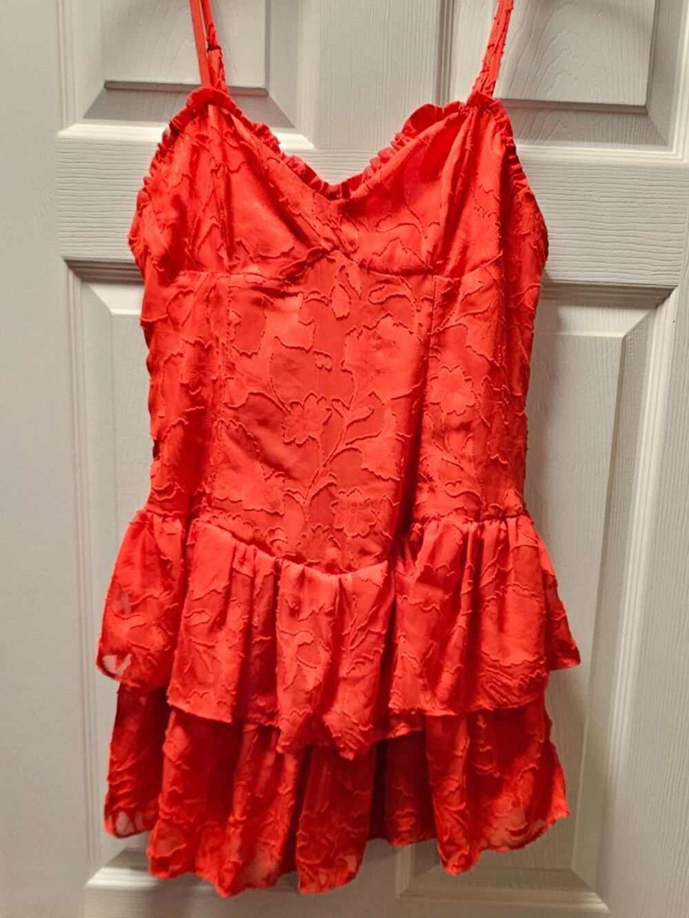 Red lace wild fable mini dress.